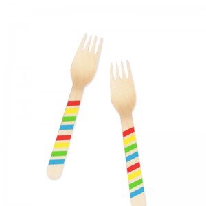 Fork - Stripe Rainbow